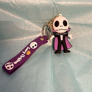 Disney Scary Christmas Keychains Cute skeleton Cartoon figurines